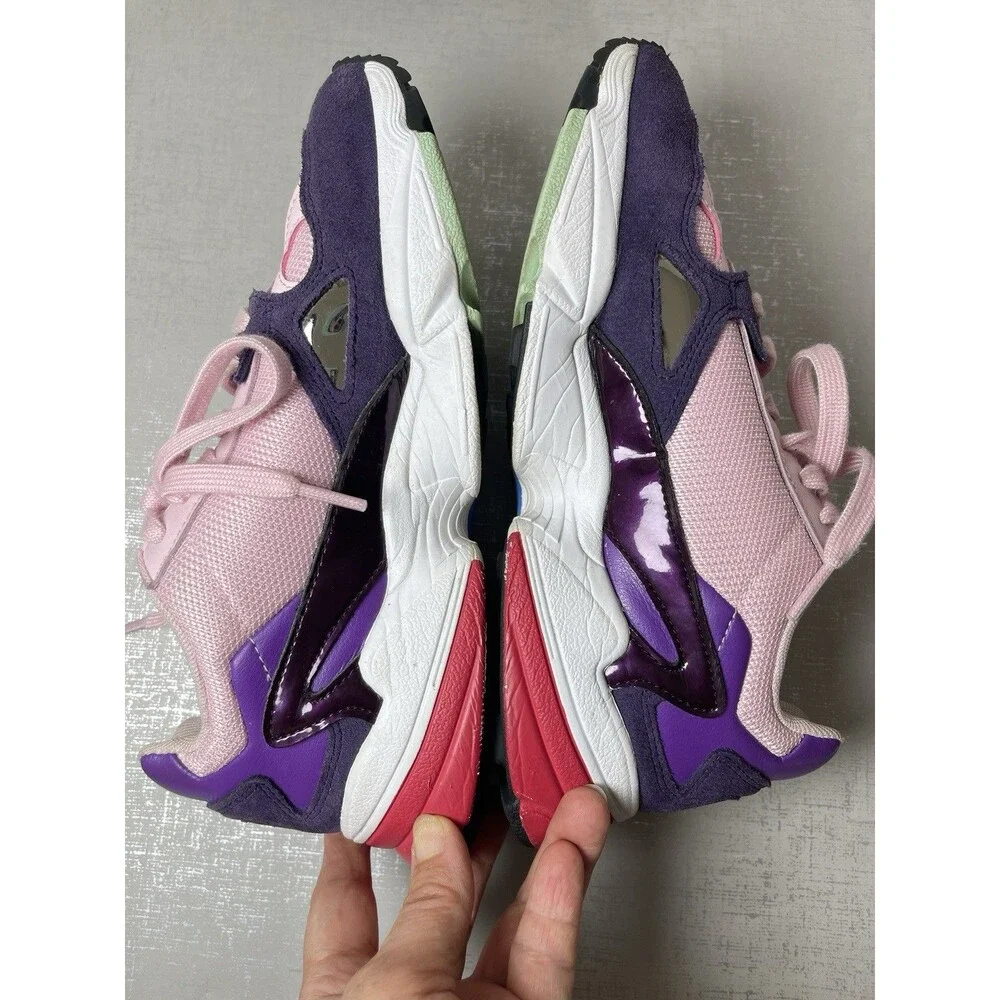 Reebok Originals Falcon Running Shoes Sneakers Women's 7.5 M‎ Pink Purple Suede